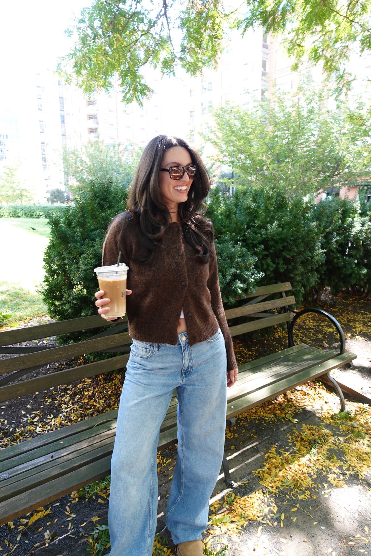 alison crewneck cardigan