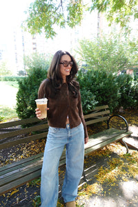 alison crewneck cardigan