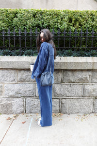 hunter knit denim pant