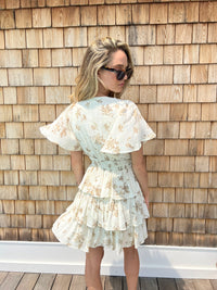 floral ruffle dress