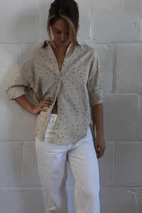 poppy linen shirt