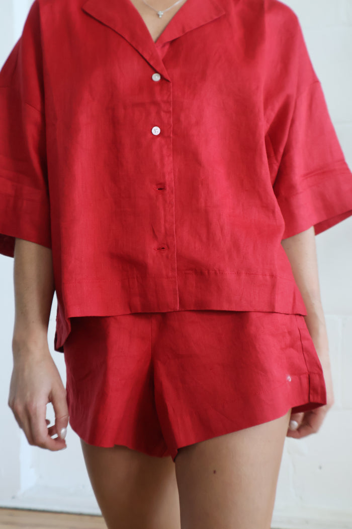 lounge linen shirt