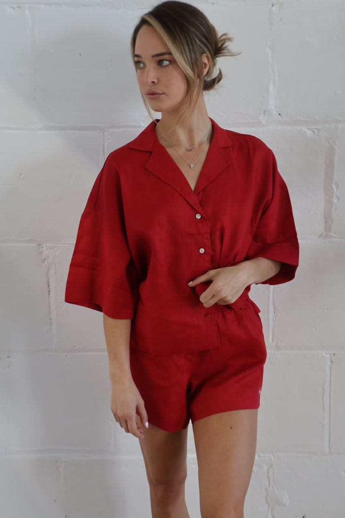 lounge linen shirt