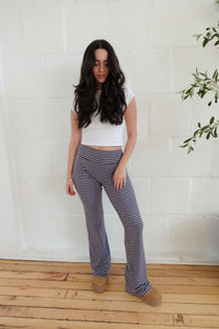 brown stripe pants