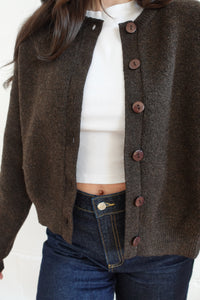 payton cardigan chocolate