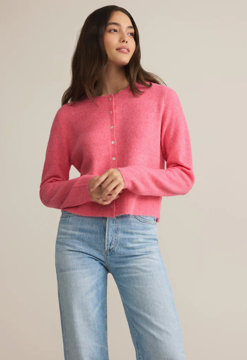 medina cardigan pink