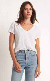 modern v-neck tee