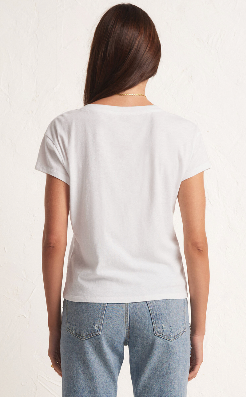 modern v-neck tee