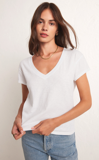 modern v-neck tee