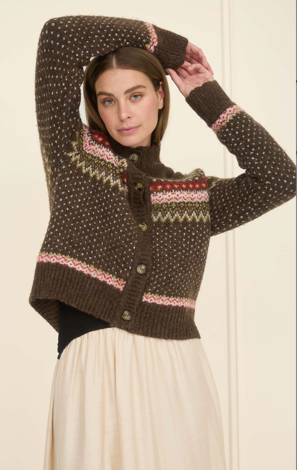 fair isle cardigan