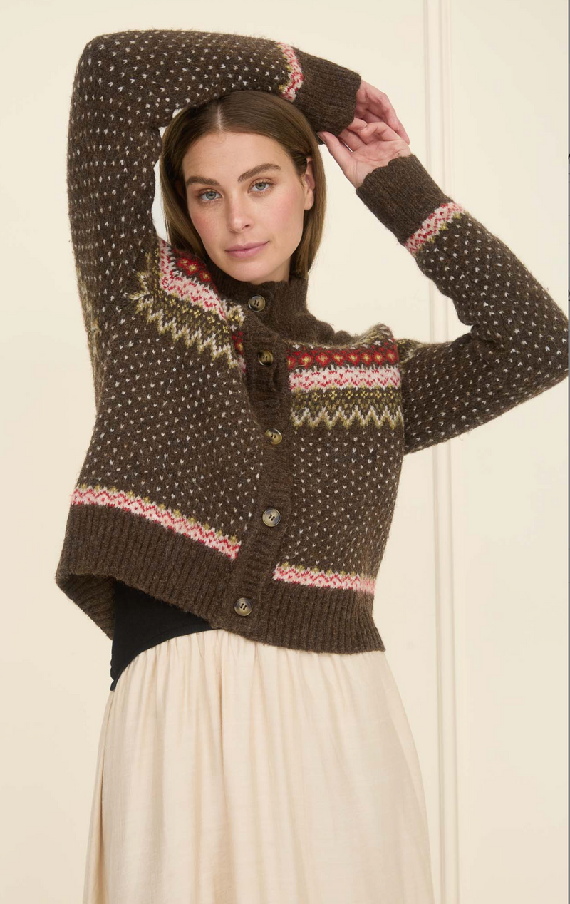 fair isle cardigan