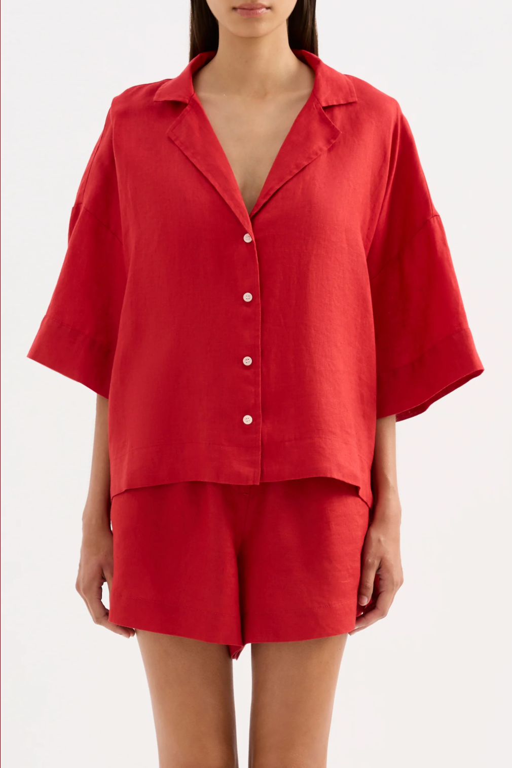 lounge linen shirt