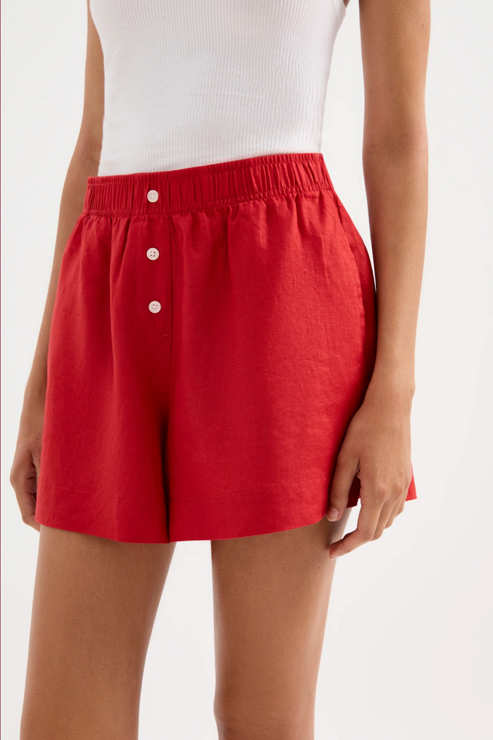 lounge linen shorts
