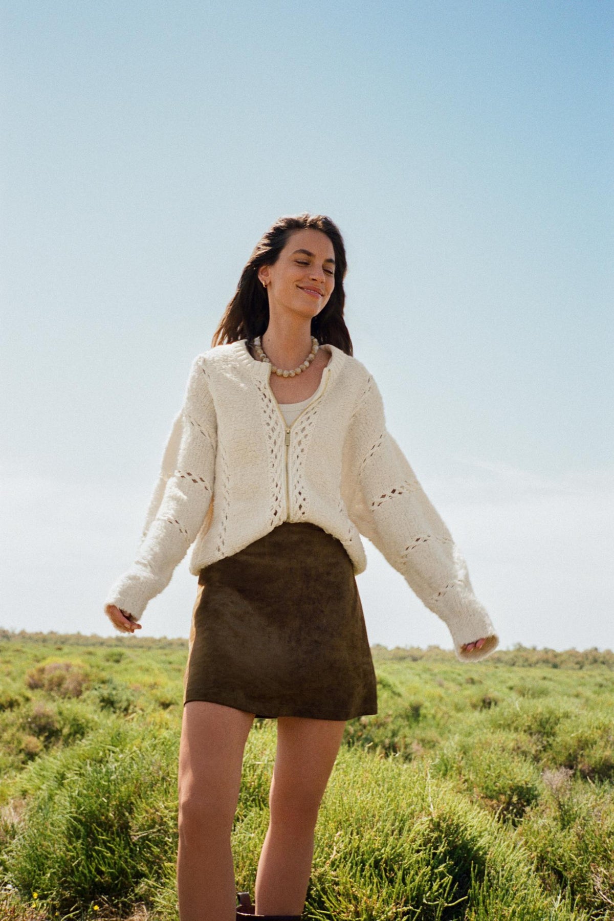 ciera mini skirt coconut