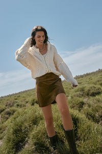 ciera mini skirt coconut