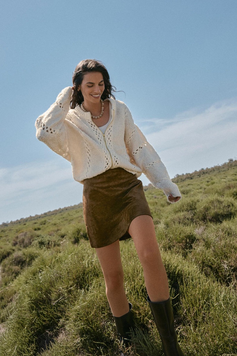 ciera mini skirt coconut