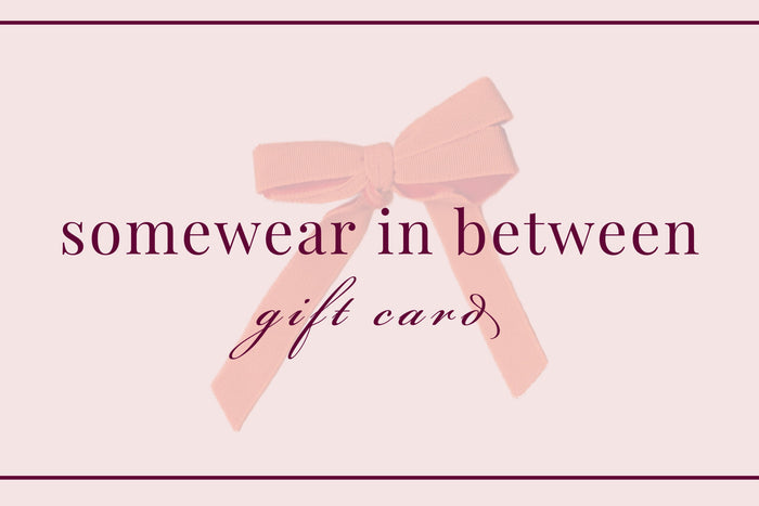 somewear in between eGift certificate